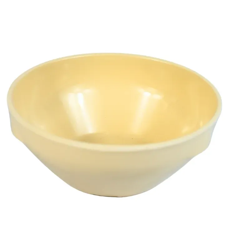 Tazón Cónico 5.5" Melamina Beige Vittori 4706B – 14 cm