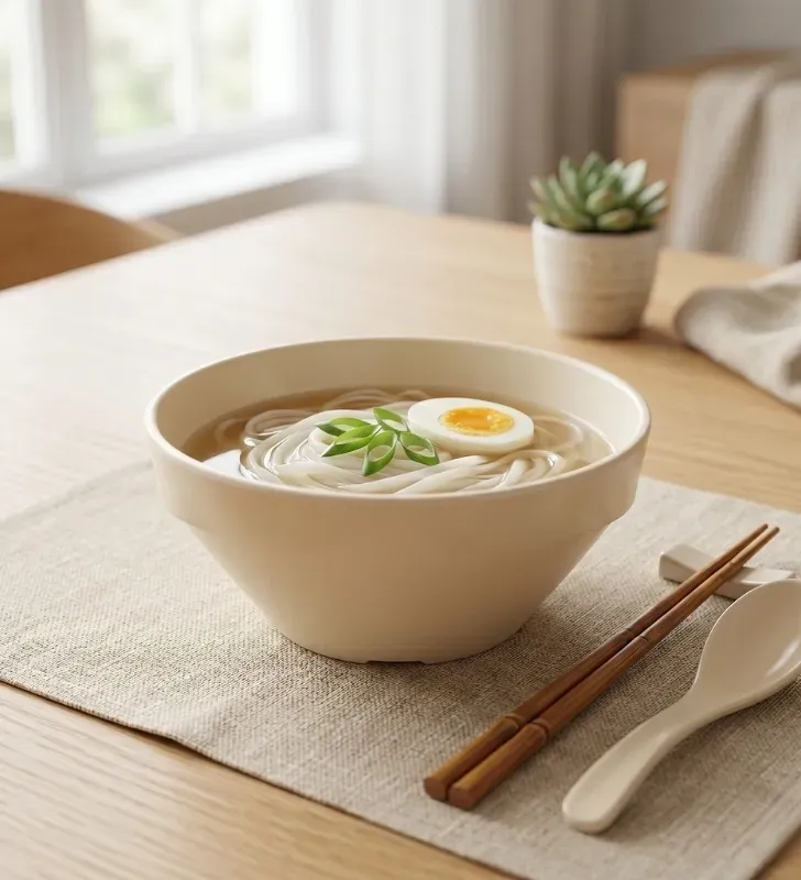 Tazón Cónico 5.5" Melamina Beige Vittori 4706B – 14 cm