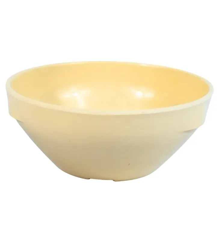 Tazón Cónico 5.5" Melamina Beige Vittori 4706B – 14 cm