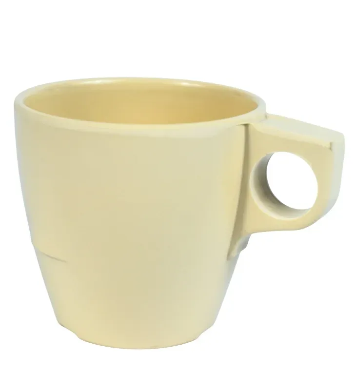 Taza Mug 8 oz Melamina Beige Vittori 4804B – 227 ml