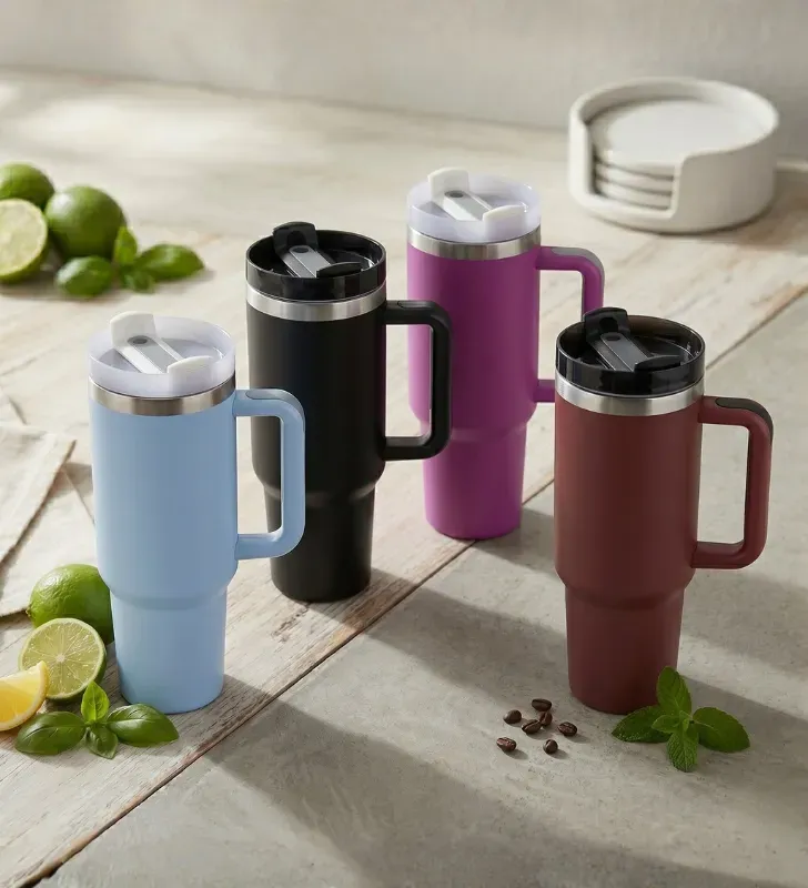 Termo 40 oz Cuisine Spot – Con Asa y Popote (1.18L)