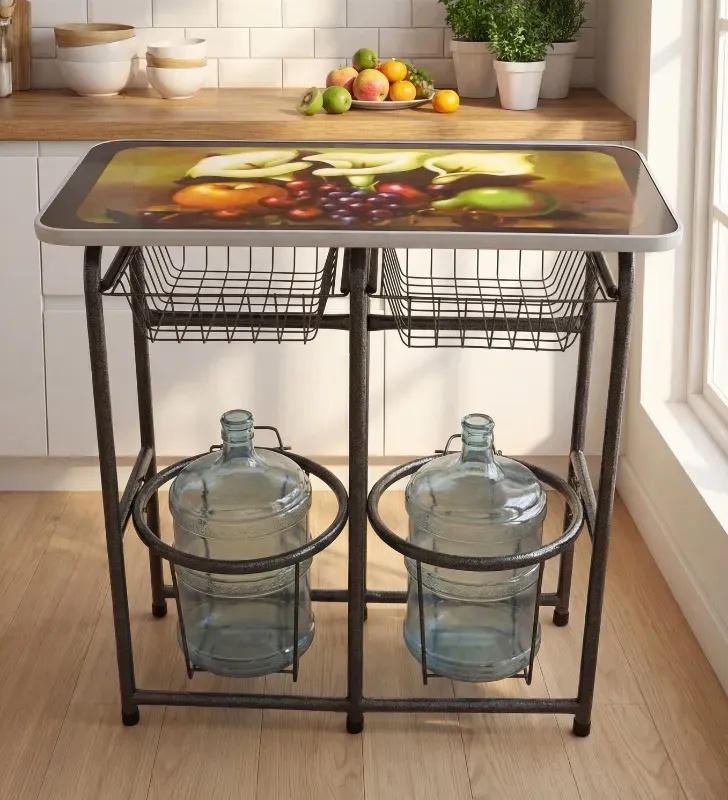 Portagarrafón Triana Doble Chica Silver Tubogar – 2 Garrafones