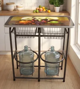 Portagarrafón Triana Doble Chica Silver Tubogar – 2 Garrafones