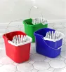 Cubeta Recta 14L con Ruedas y Escurridor Torosqui – Limpieza Fácil