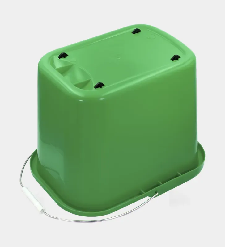 Cubeta Recta 14L con Ruedas y Escurridor Torosqui – Limpieza Fácil