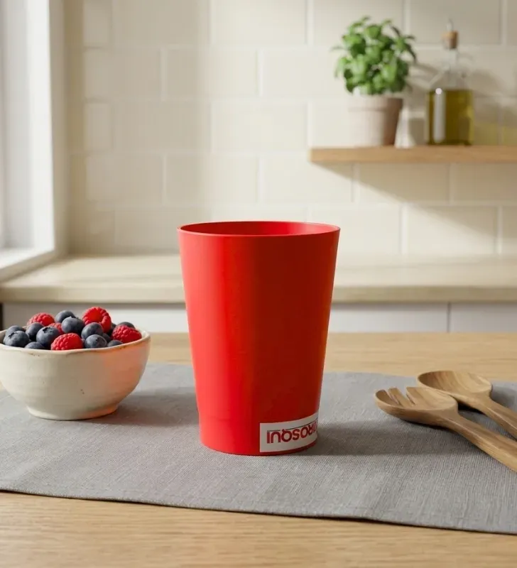 Vaso Toto 350ml (12 oz) Torosqui – Plástico Reutilizable y Apilable