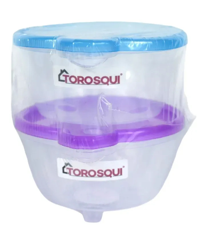 Salsera 2 Pack 500ml Torosqui – Contenedores con Tapa Hermética
