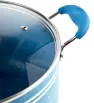 Batería Scarlett azul 5 pzas · Aluminio antiadherente Cuisine Spot