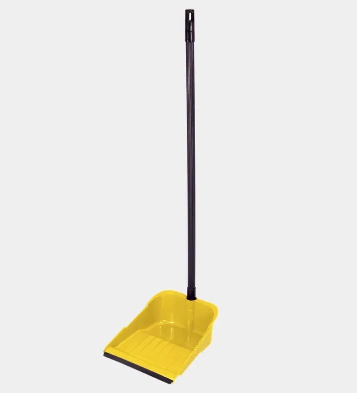 Recogedor Fijo Plus con Ceja Torosqui – Bastón Negro y Alta Resistencia