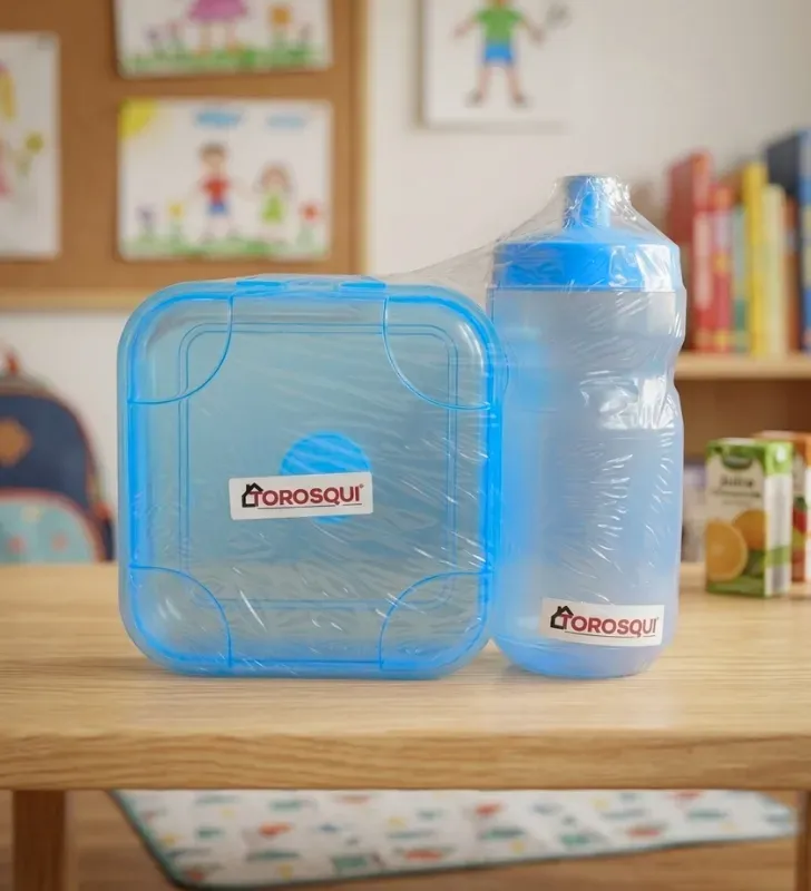 Juego Sandwichera Plus y Vaso Sport 500ml Torosqui – Set de Lunch