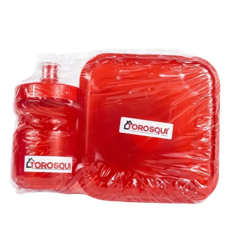 Juego Sandwichera Plus y Vaso Sport 250ml Torosqui – Set Escolar