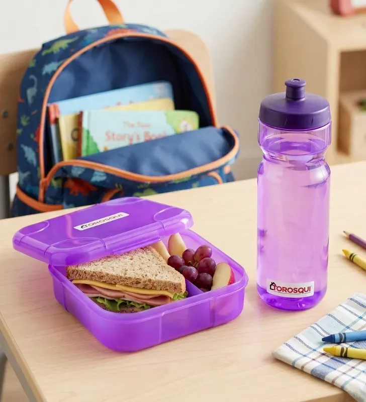 Juego Sandwichera Plus y Vaso Sport 750ml Torosqui – Set de Gran Capacidad