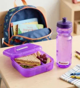 Juego Sandwichera Plus y Vaso Sport 750ml Torosqui – Set de Gran Capacidad