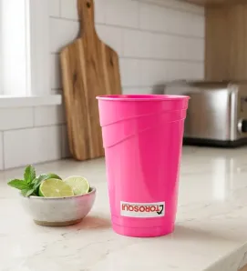 Vaso Mediano Plus PD Torosqui – Plástico de Alta Resistencia