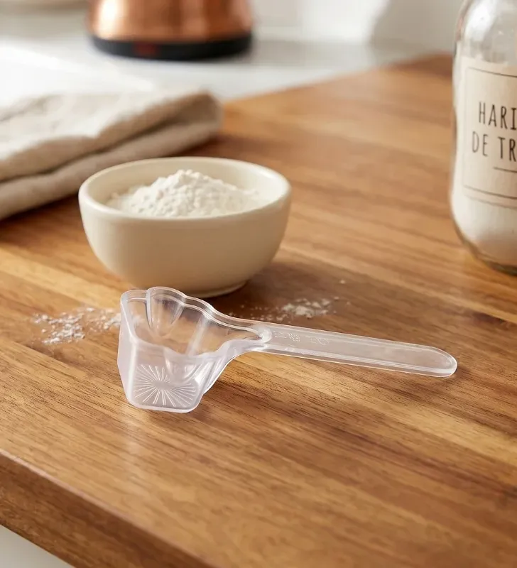 Cuchara Medidora 1 oz Torosqui – Plástico Transparente Preciso