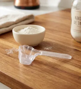 Cuchara Medidora 1 oz Torosqui – Plástico Transparente Preciso