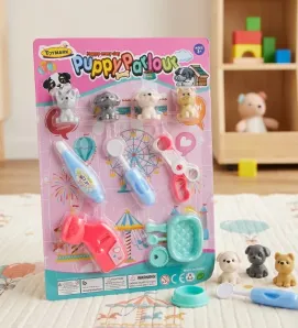 Set de Mascotitas con Accesorios Veterinaria Toymark HP1213730