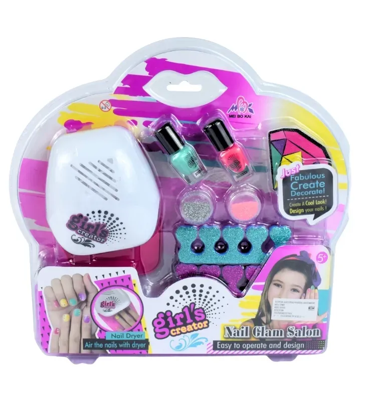 Set de Manicure Infantil B1478125 – Kit de Belleza con Secador