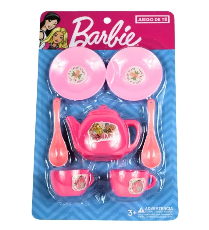Juego de Té Barbie Toymark T353838 – Set de Belleza y Rol