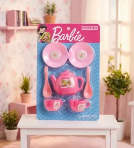 Juego de Té Barbie Toymark T353838 – Set de Belleza y Rol
