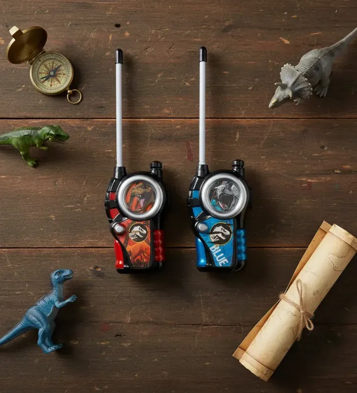 Walkie Talkies Jurassic Toymark B1592413 – 70 Metros de Alcance