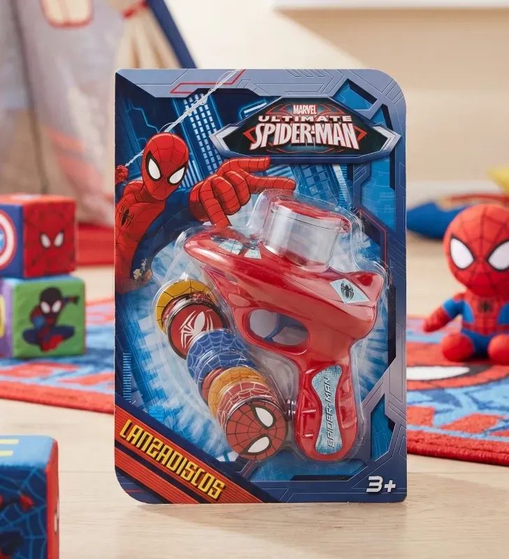 Lanza Discos Spider-Man Toymark T360693 – Juguete de Acción Marvel