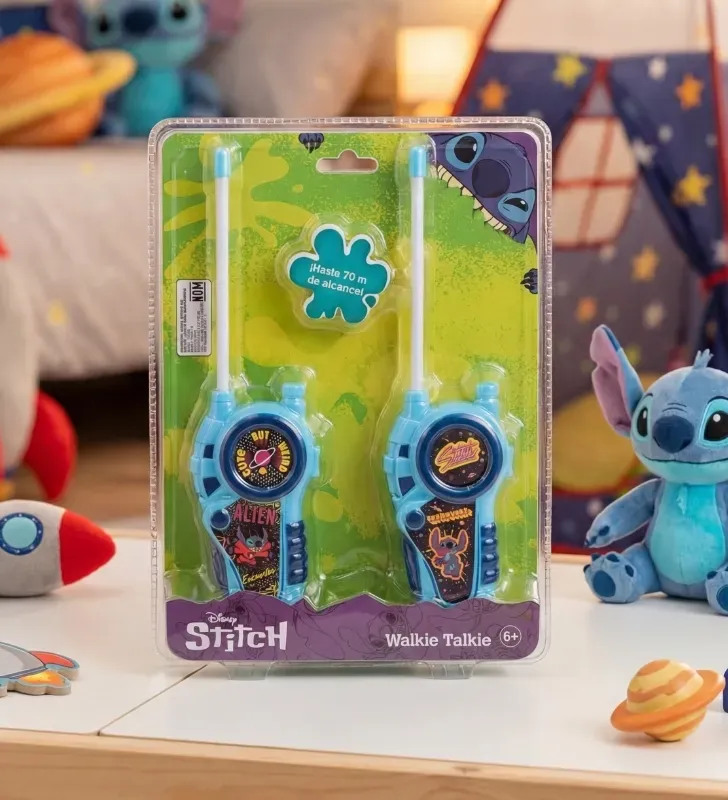 Walkie Talkies Stitch Toymark T380174 – Comunicación Divertida Disney