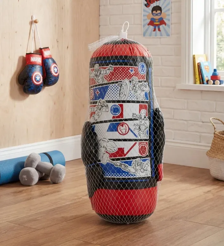 Kit de Box Avengers Toymark T379811 – Costal y Guantes Infantiles