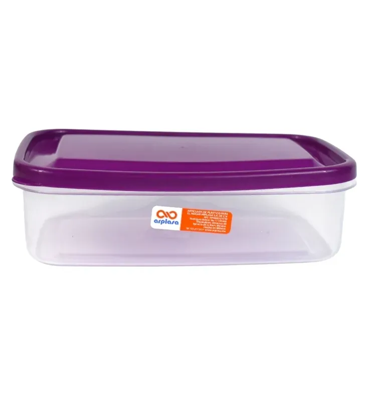 Hermético Rectangular Arplasa 900ml – Reusable y Resistente