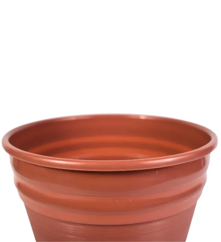 Maceta No. 4 Terracota Arplasa – Plástico Resistente y Duradero