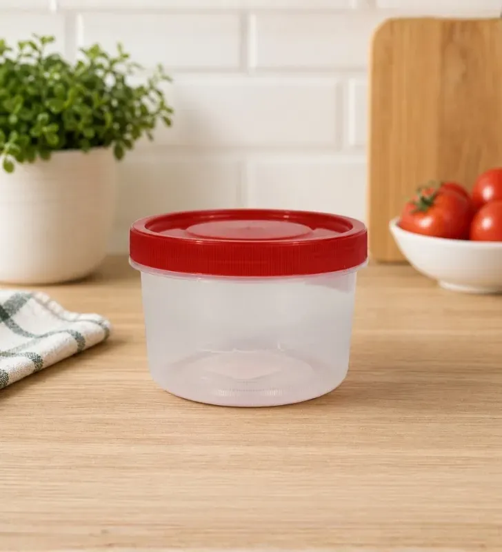 Recipiente Tapa Rosca 650 ml – Almacenamiento Seguro y Reusable