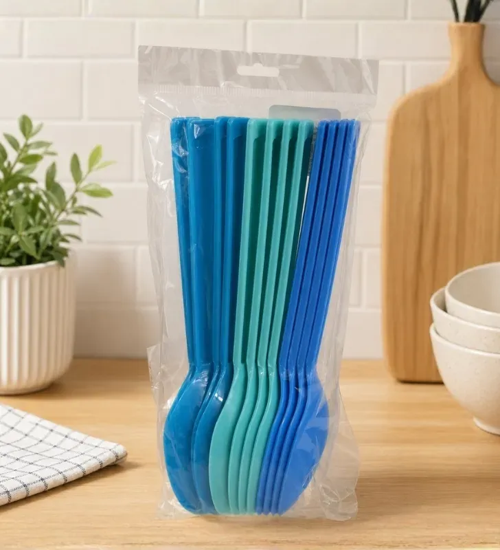 Cuchara Sopera Arplasa 12 Piezas – Plástico Resistente y Reutilizable