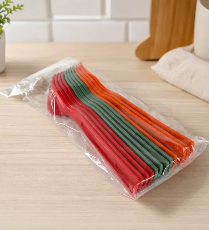 Tenedor Arplasa 12 Piezas – Plástico Resistente y Reutilizable