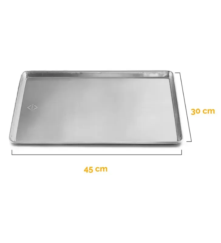 Charola de Aluminio La Ideal 30 x 45 cm – Resistencia para Hornear