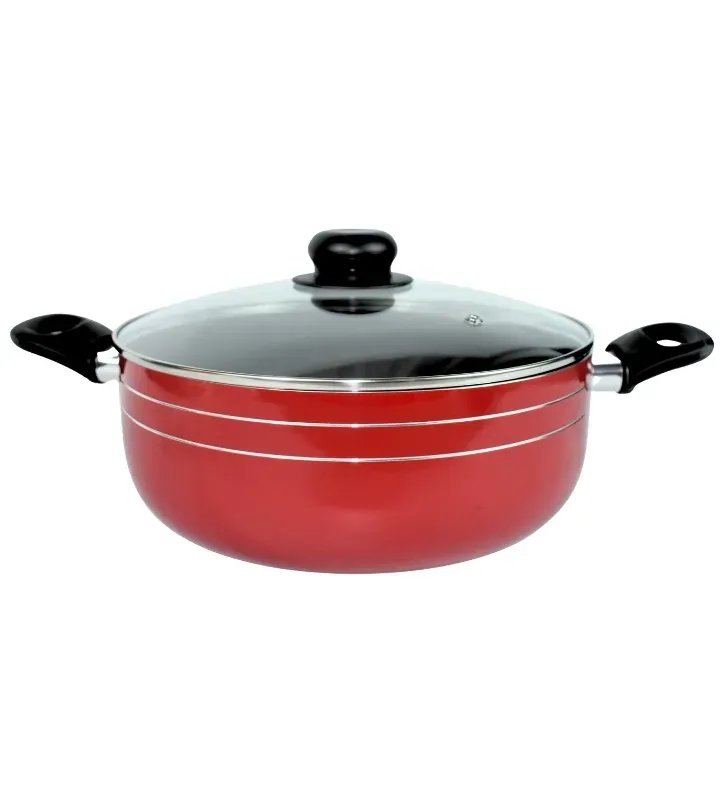 Cacerola Lamex 28 cm Roja 5.5L – Antiadherente 5 Capas