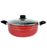 Cacerola Lamex 28 cm Roja 5.5L – Antiadherente 5 Capas