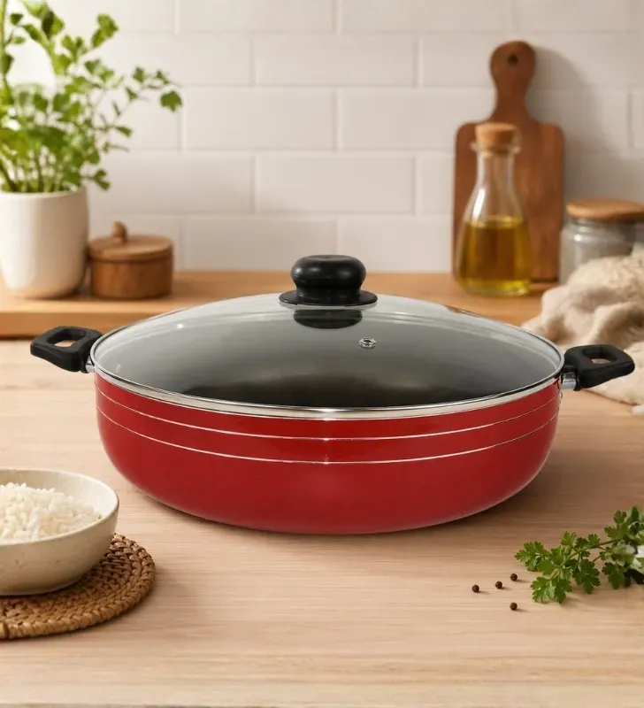 Arrocera Roja Lamex 34 cm 7.5L – Línea Origen Antiadherente
