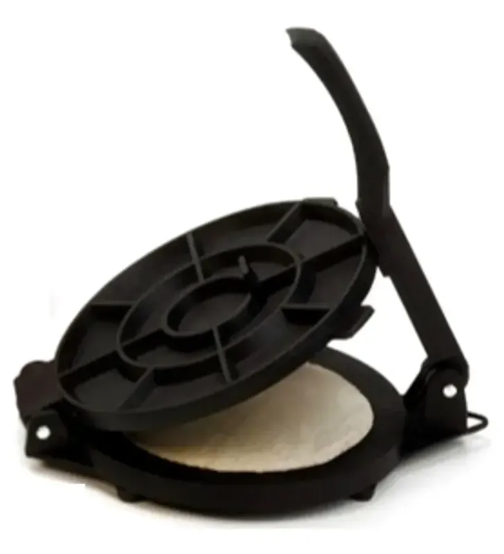 Tortilladora de Aluminio La Ideal Negra – Prensa Manual Resistente