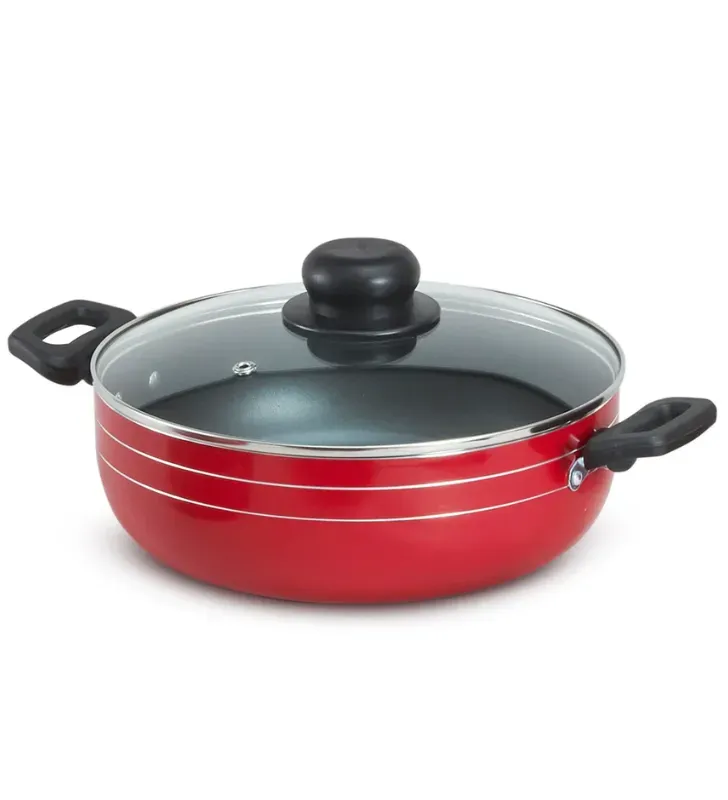 Budinera Roja Lamex 24 cm – Antiadherente 5 Capas con Tapa