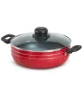 Budinera Roja Lamex 24 cm – Antiadherente 5 Capas con Tapa