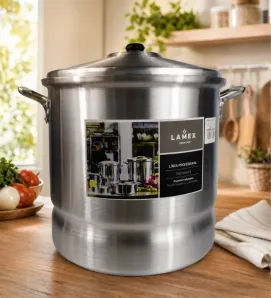 Vaporera Lamex 45 cm 72L – Aluminio Reforzado Triple Fuerte