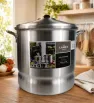 Vaporera Lamex 45 cm 72L – Aluminio Reforzado Triple Fuerte