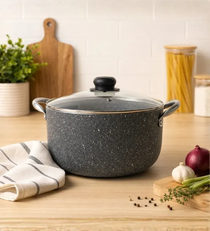 Olla Lamex Stone 360° 28 cm 7.5L – Antiadherente 7 Capas