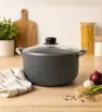 Olla Lamex Stone 360° 28 cm 7.5L – Antiadherente 7 Capas