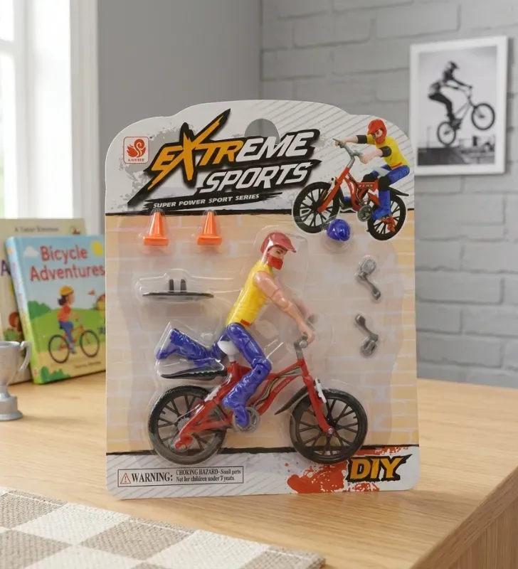 Set Extreme Sports Toymark 241936508 – Bicicleta y Muñeco