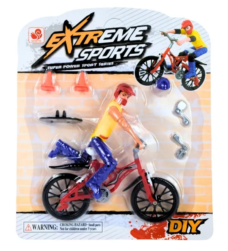 Set Extreme Sports Toymark 241936508 – Bicicleta y Muñeco