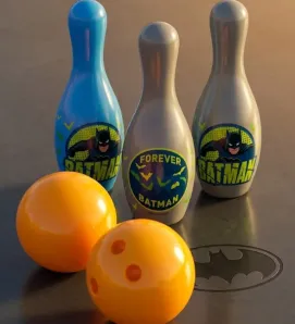 Juego de Bolos Batman Toymark T380135 – Set Infantil Articulado