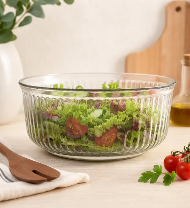 Ensaladera Sensación Crisa 0652 – Vidrio 1.89L Circular