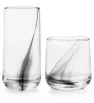 Juego de 12 Vasos Crisa Black Swirl A365 – 394ml y 472ml