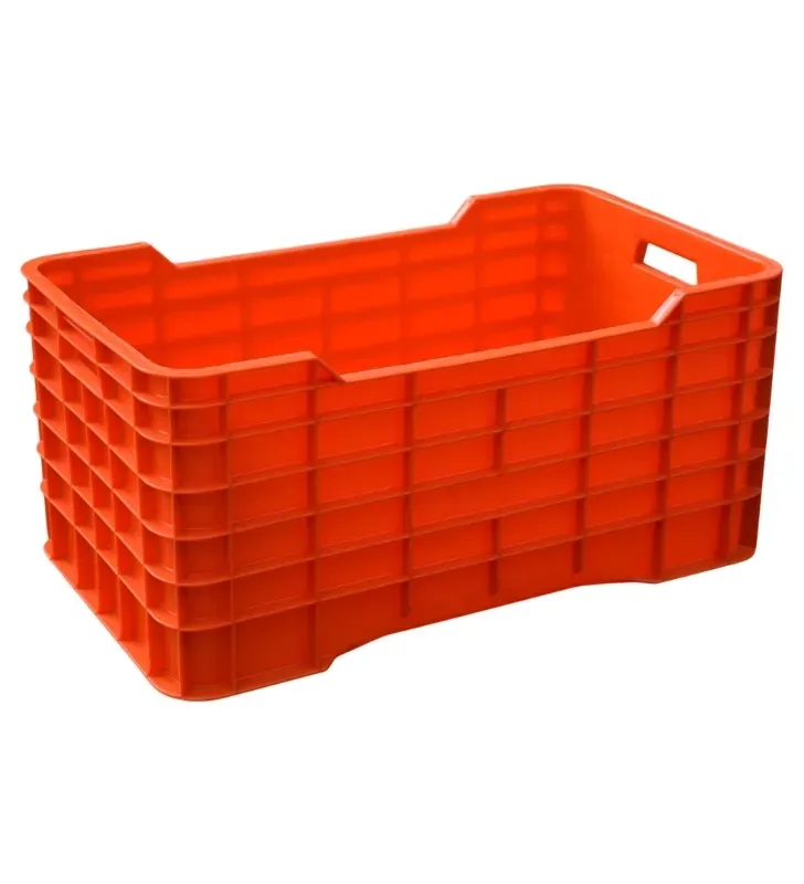 Caja Gigante Cerrada Naranja Europlast – Carga 75 kg